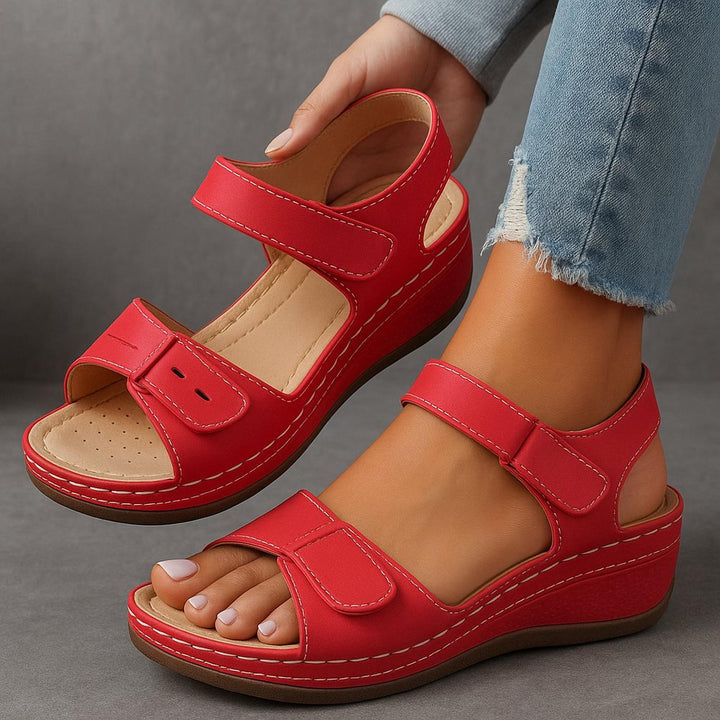 Chloe | Orthopedic Sandals Women's Wedge Comfort Adjustable Straps
