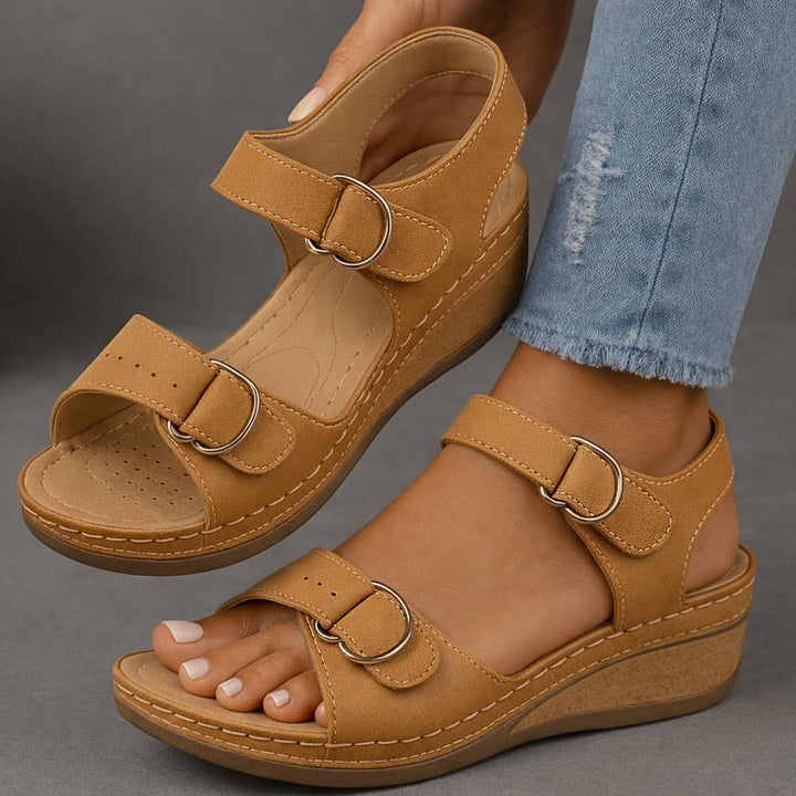 Chloe | Orthopedic Sandals Women's Wedge Comfort Adjustable Straps
