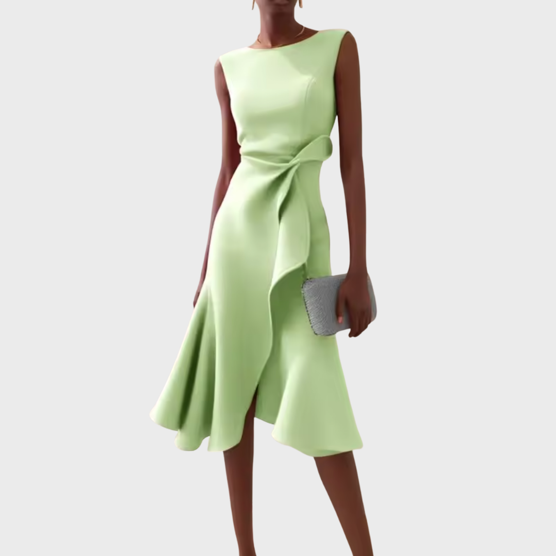 Chloe | Women’s Summer Midi Elegant Ruffle Dress