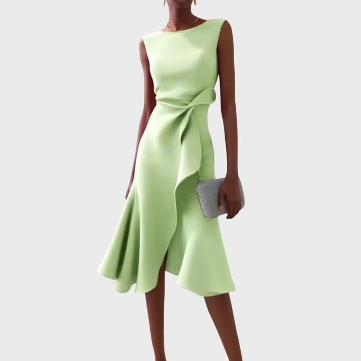 Chloe | Women’s Summer Midi Elegant Ruffle Dress