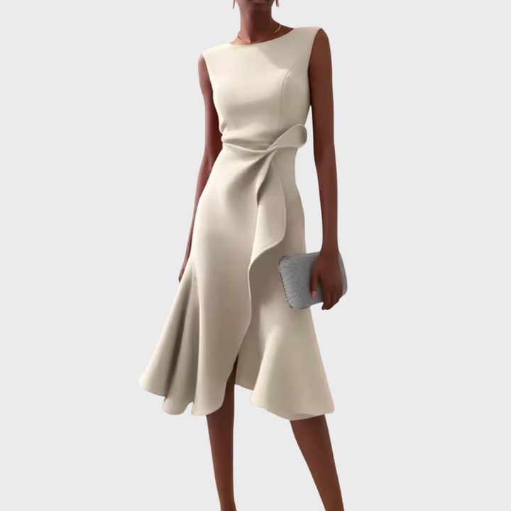 Chloe | Women’s Summer Midi Elegant Ruffle Dress