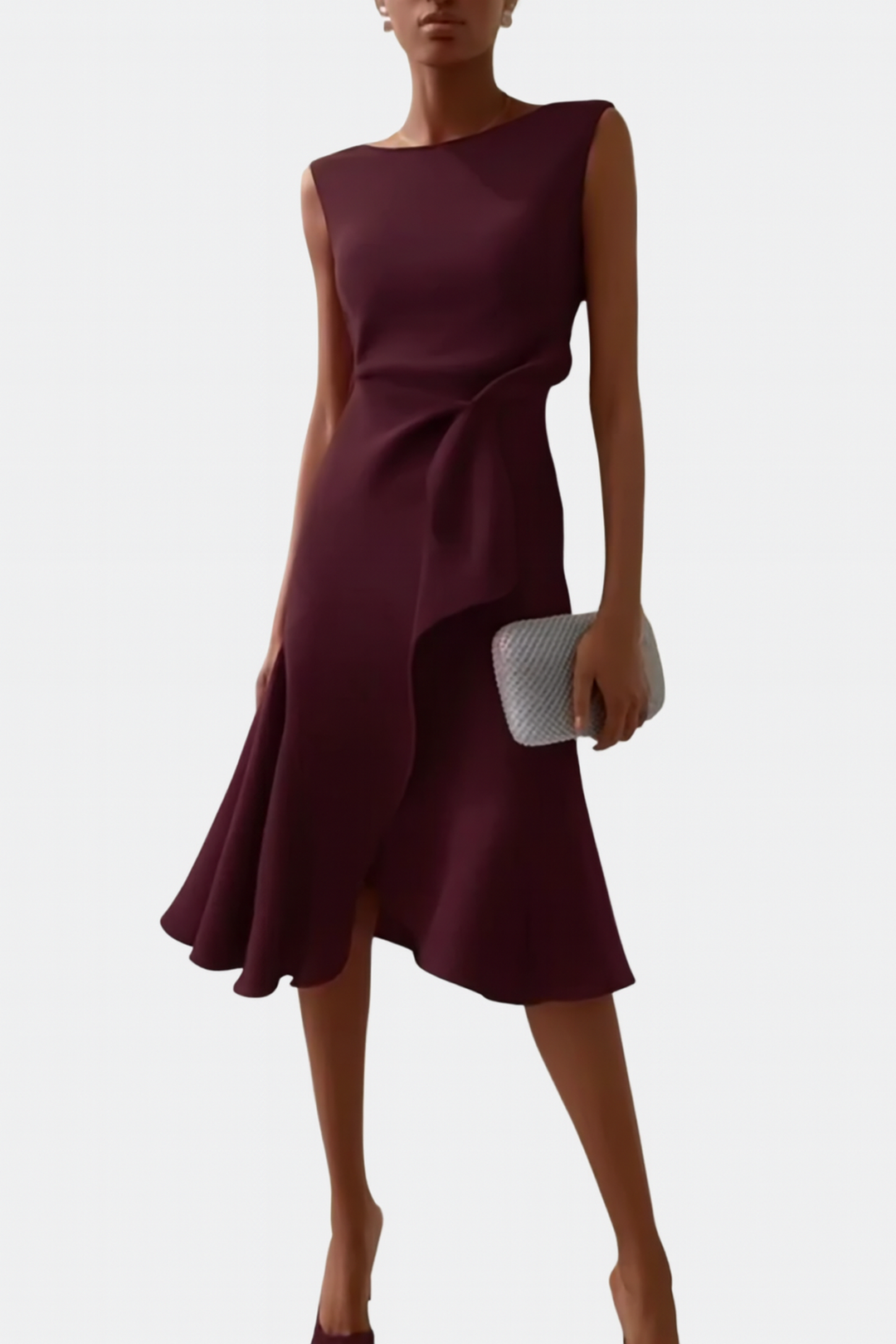 Chloe | Women’s Summer Midi Elegant Ruffle Dress