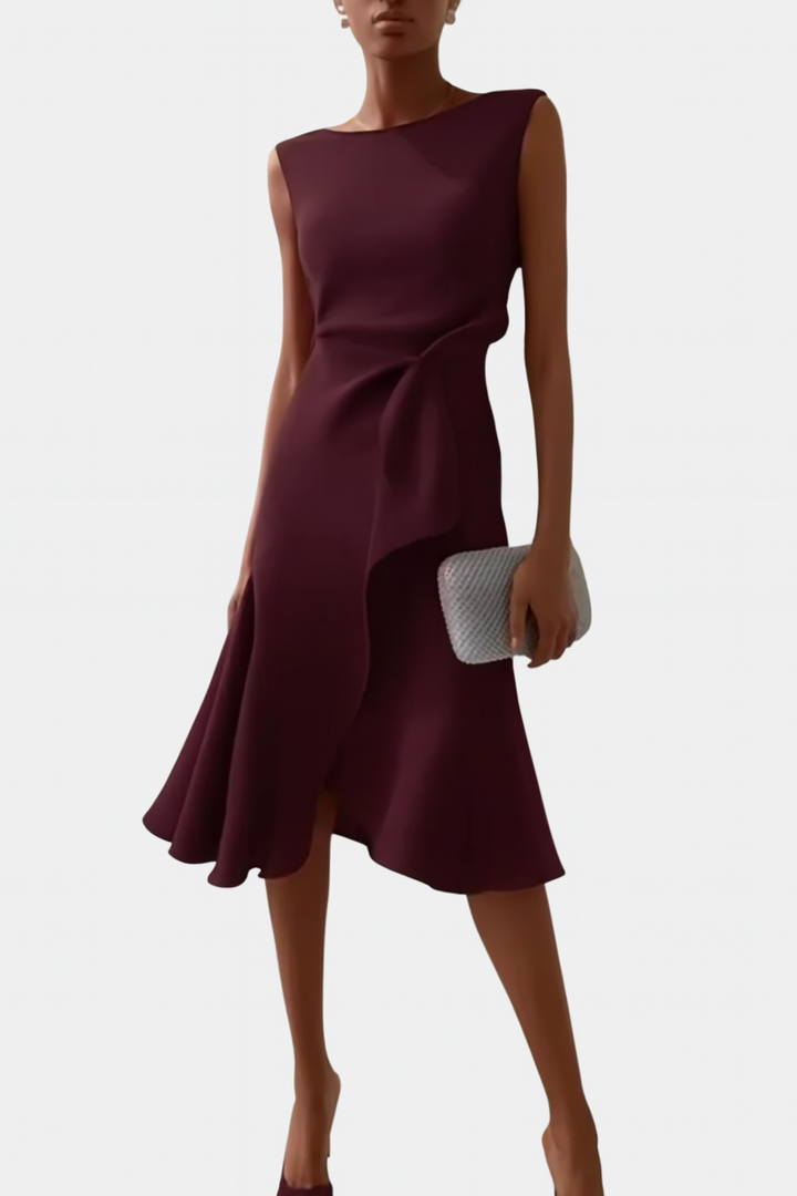 Chloe | Women’s Summer Midi Elegant Ruffle Dress