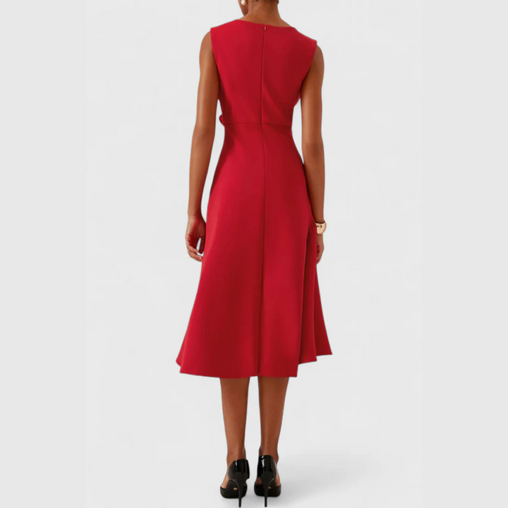 Chloe | Women’s Summer Midi Elegant Ruffle Dress