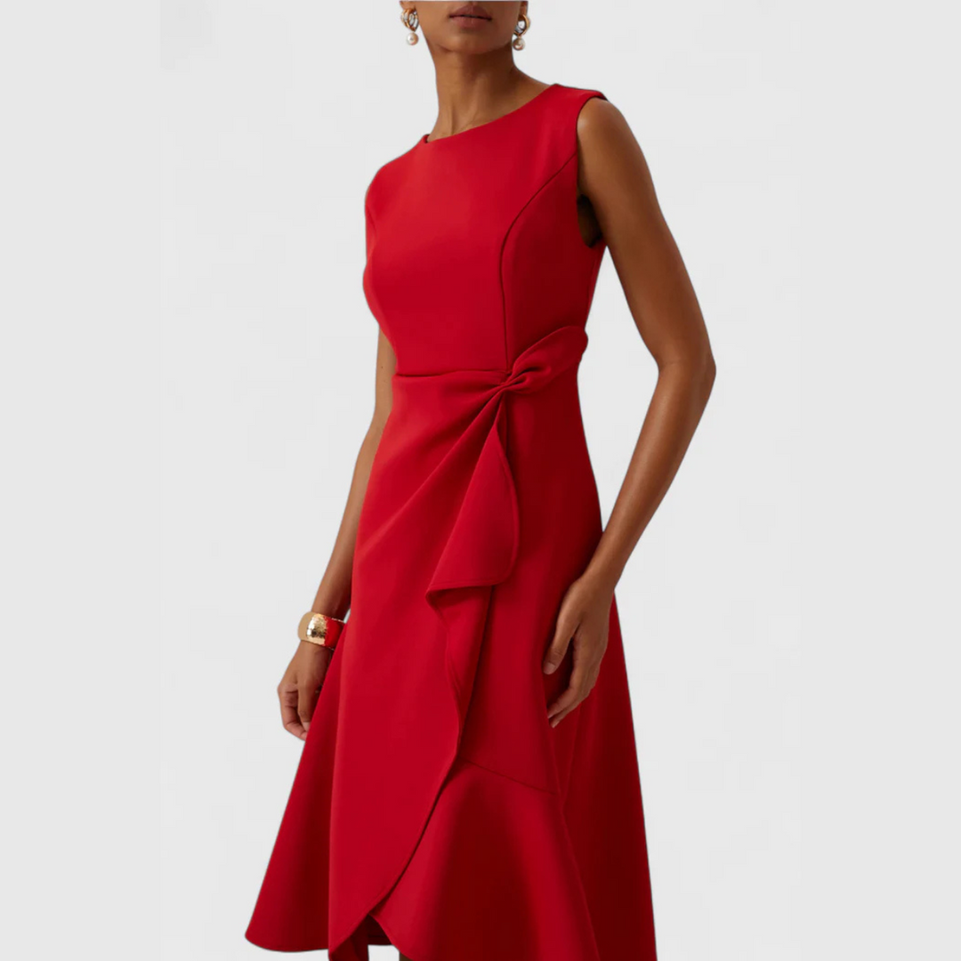 Chloe | Women’s Summer Midi Elegant Ruffle Dress