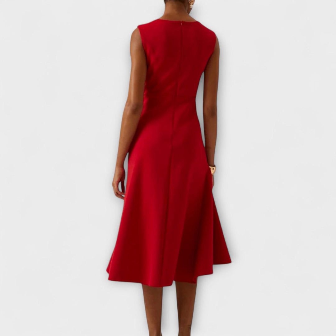 Chloe | Women’s Summer Midi Elegant Ruffle Dress