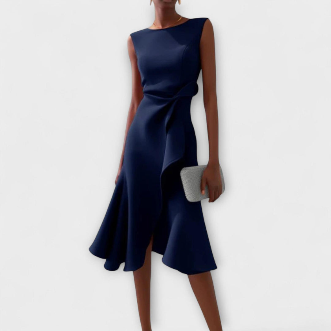 Chloe | Women’s Summer Midi Elegant Ruffle Dress