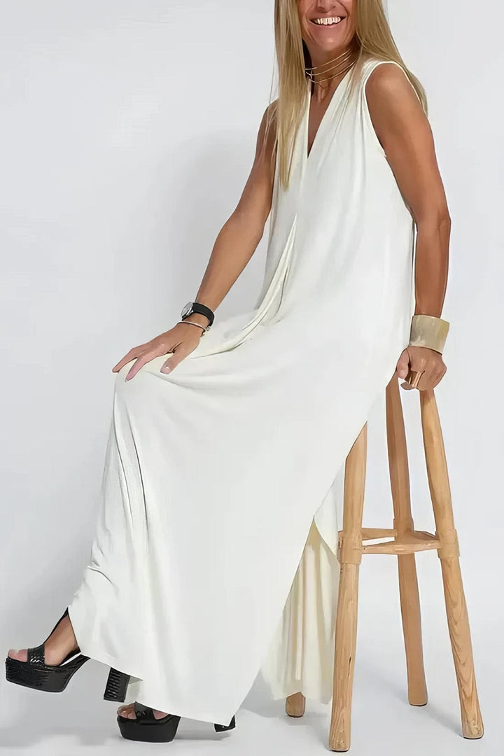 Claire | Women's Summer Midi Relaxed Pocket Dress