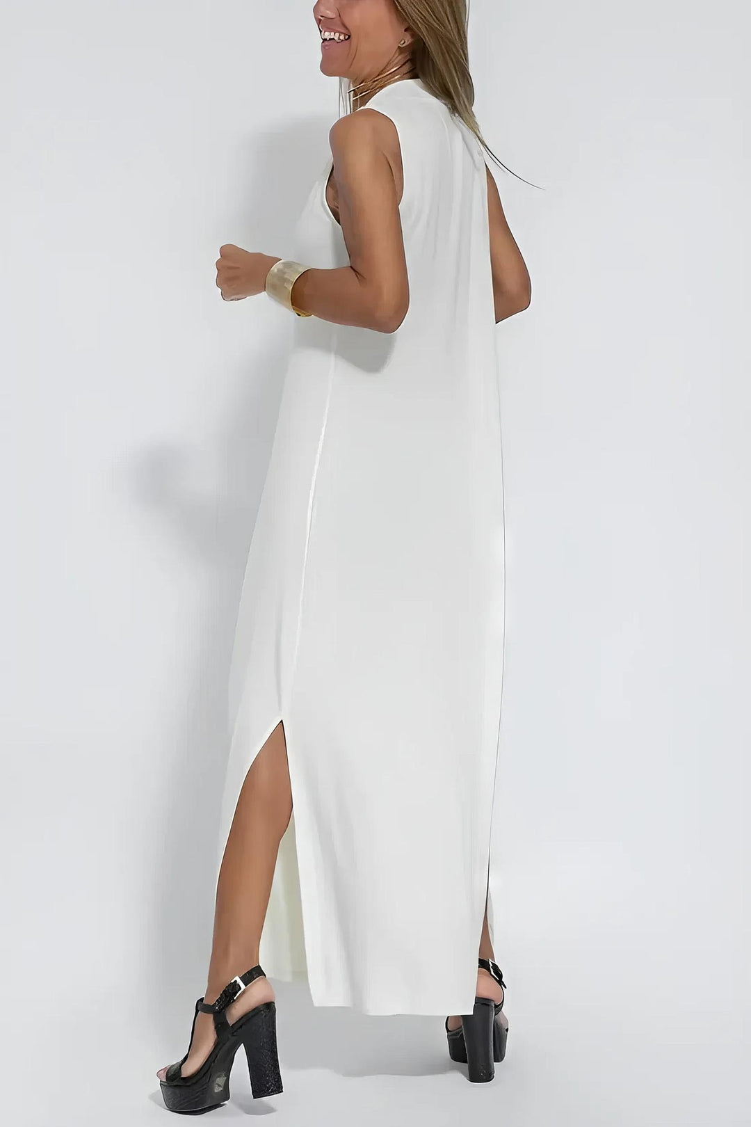 Claire | Women's Summer Midi Relaxed Pocket Dress
