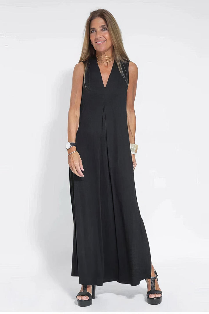 Claire | Women's Summer Midi Relaxed Pocket Dress
