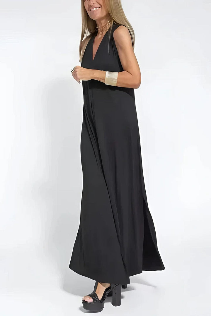 Claire | Women's Summer Midi Relaxed Pocket Dress