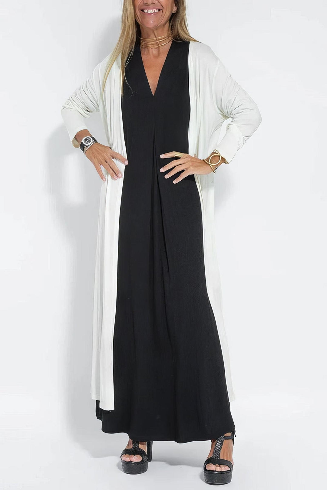 Claire | Women's Summer Midi Relaxed Pocket Dress
