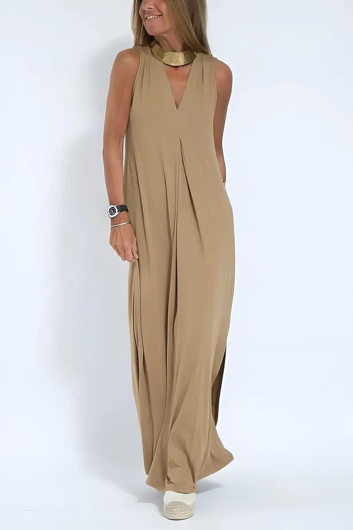 Claire | Women's Summer Midi Relaxed Pocket Dress