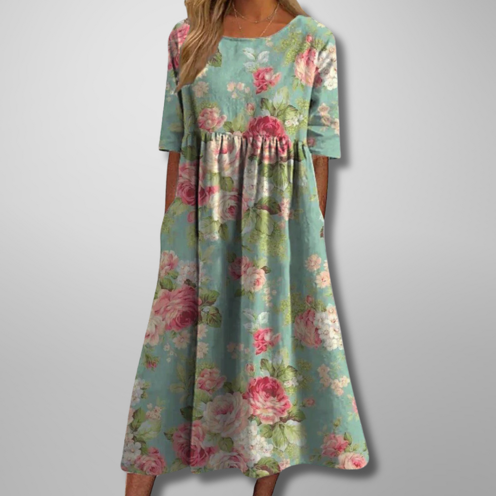 Daisy | Women’s Summer Midi Floral Relaxed Dress