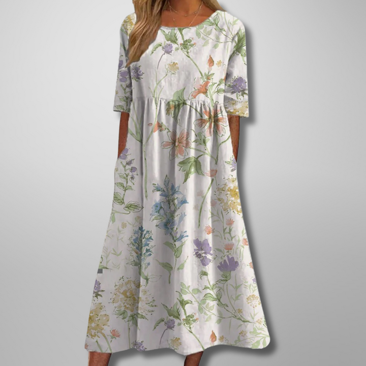 Daisy | Women’s Summer Midi Floral Relaxed Dress