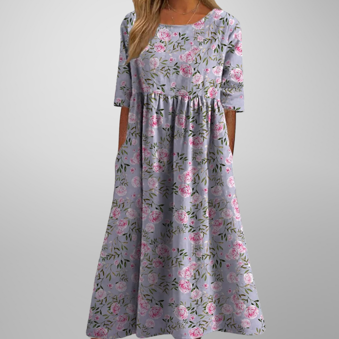 Daisy | Women’s Summer Midi Floral Relaxed Dress