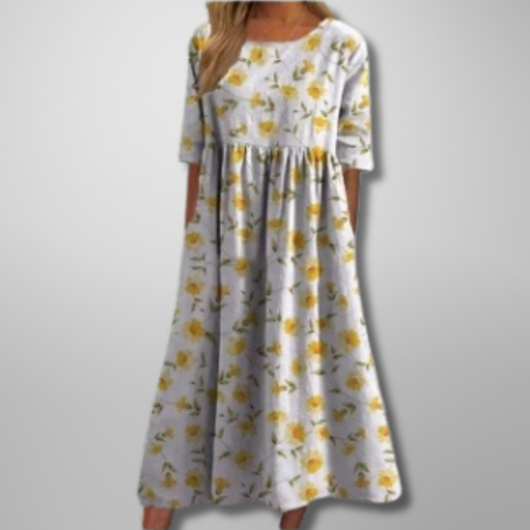 Daisy | Women’s Summer Midi Floral Relaxed Dress
