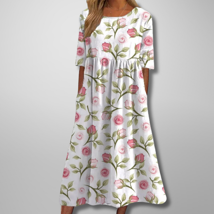 Daisy | Women’s Summer Midi Floral Relaxed Dress