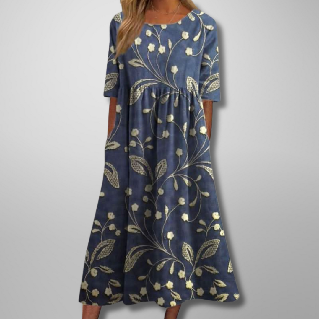 Daisy | Women’s Summer Midi Floral Relaxed Dress