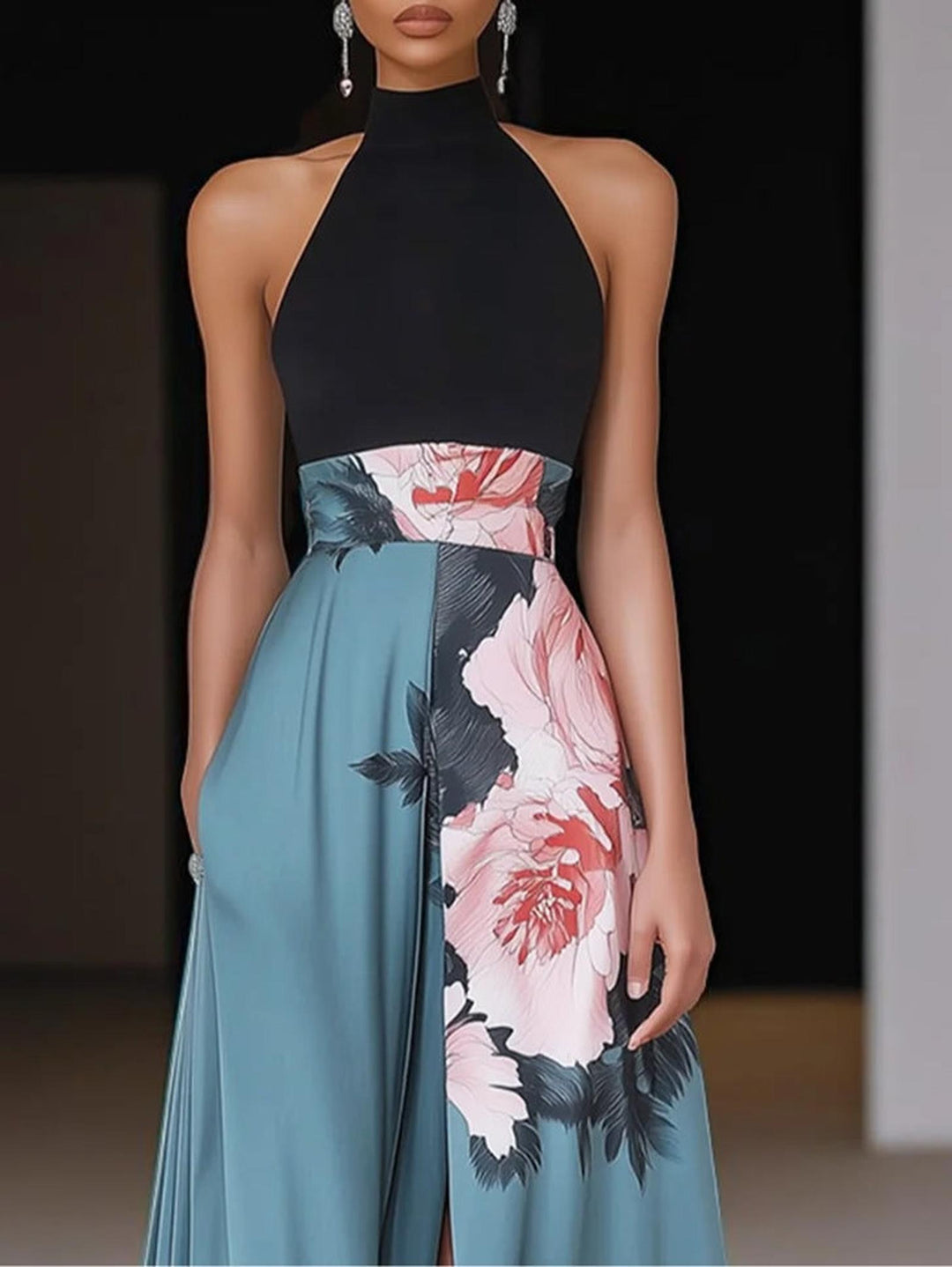 Dakota | Women’s Floral Sleeveless A Line Maxi Dress
