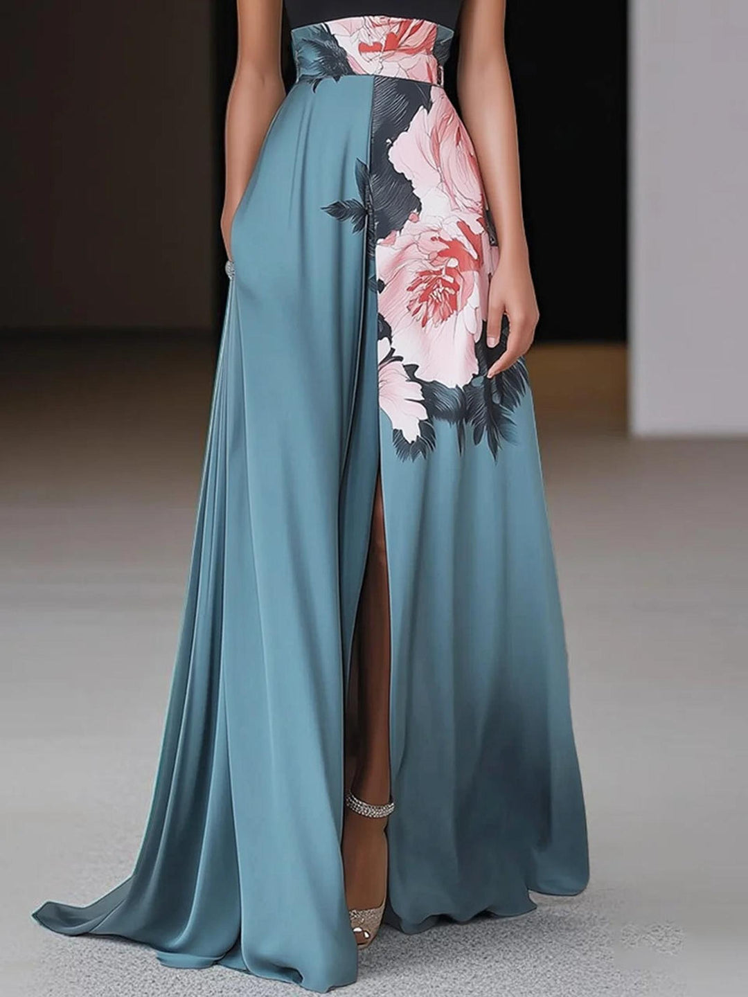Dakota | Women’s Floral Sleeveless A Line Maxi Dress