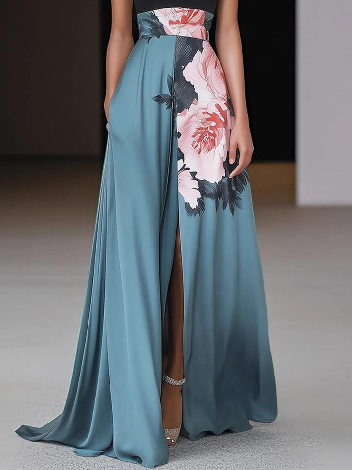 Dakota | Women’s Floral Sleeveless A Line Maxi Dress