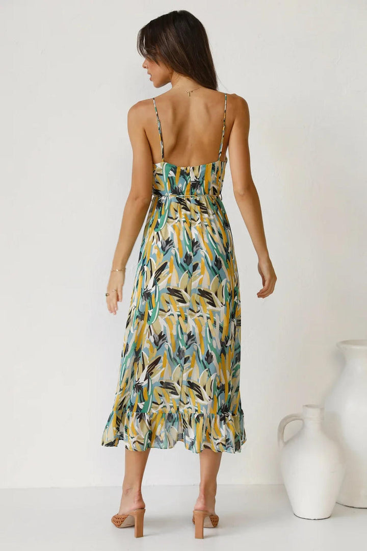 Dana | Women's Summer Midi Printed Flowing Dress