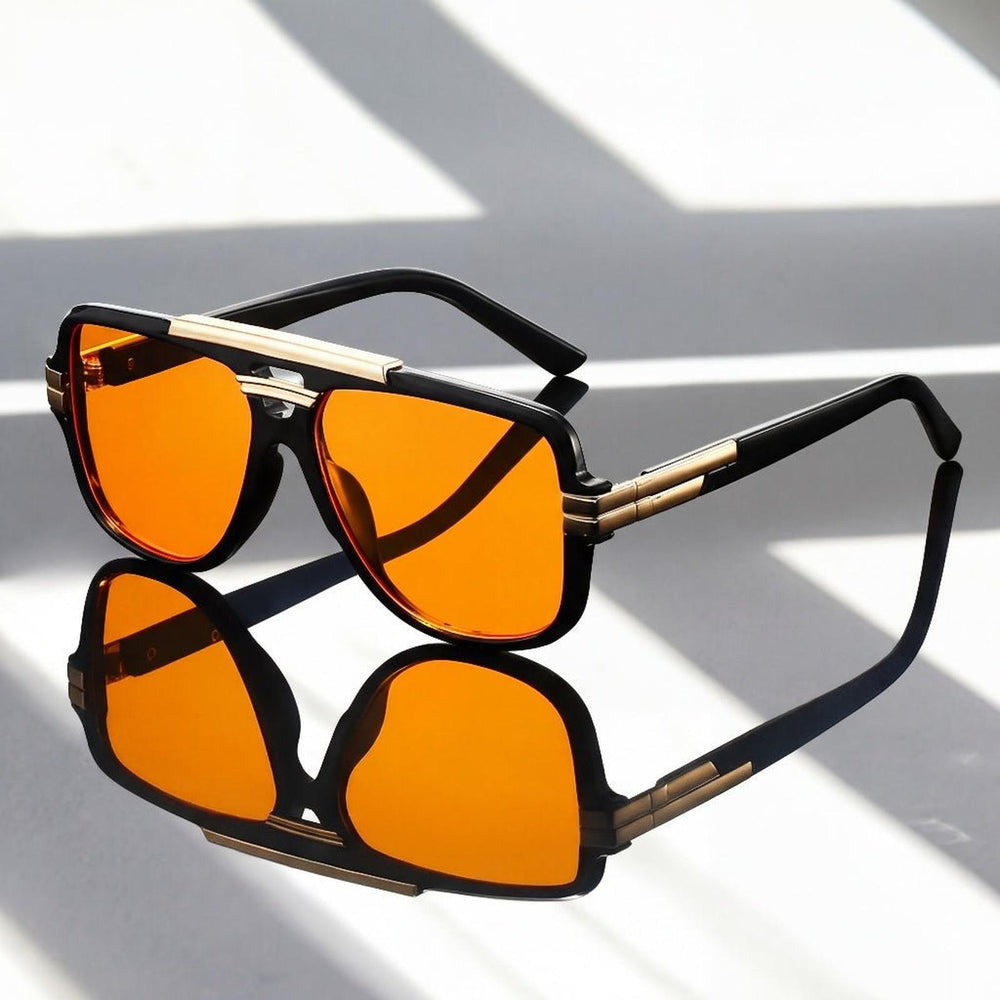 Daniel | Sunglasses Retro Aviator Double Bridge UV400 Protection