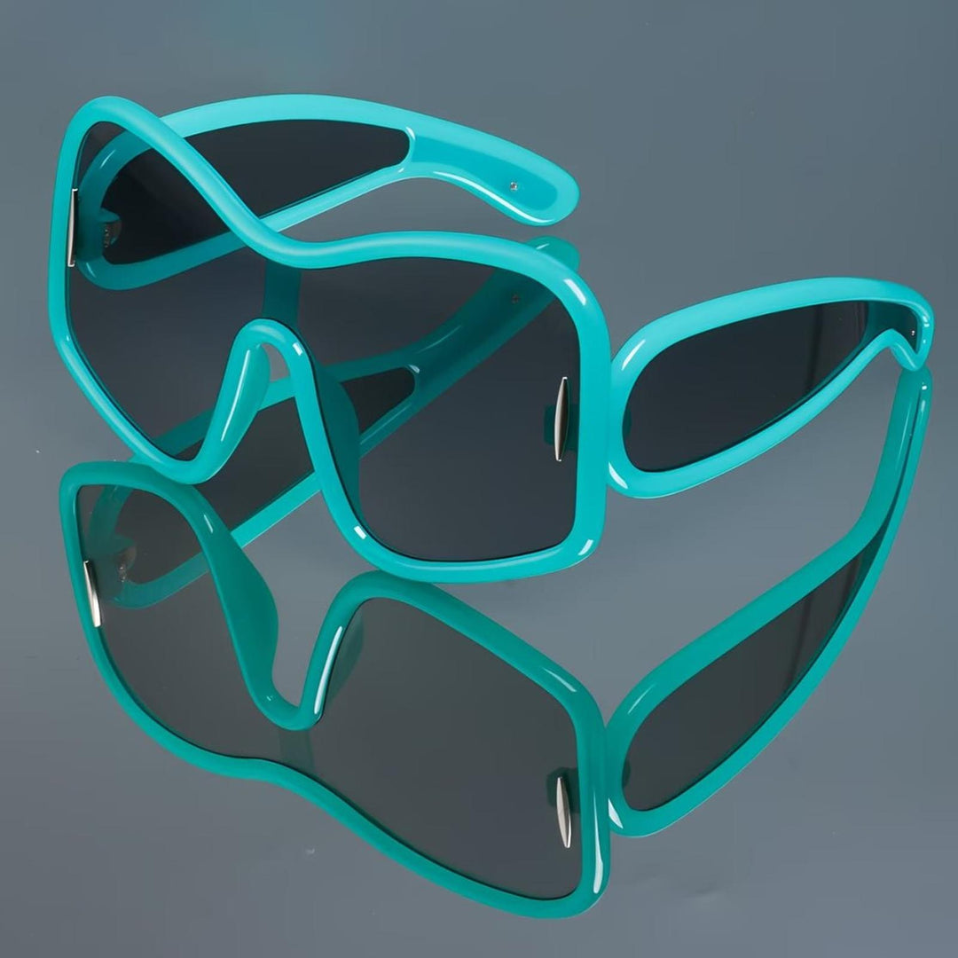 Eleanor | Sunglasses Retro Angular UV400 Gradient Lenses Lightweight