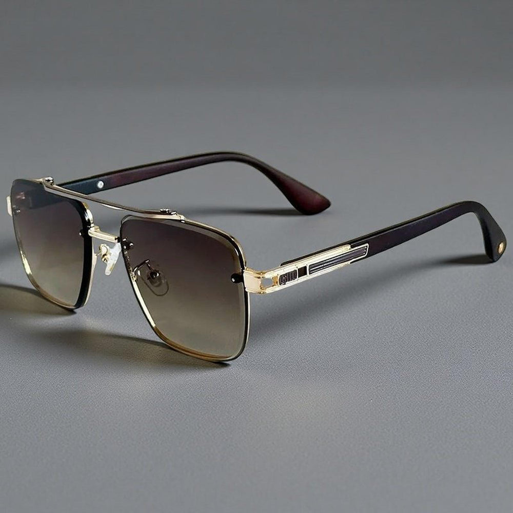 Elijah | Sunglasses Square Double Bridge UV400 Gradient Aviator