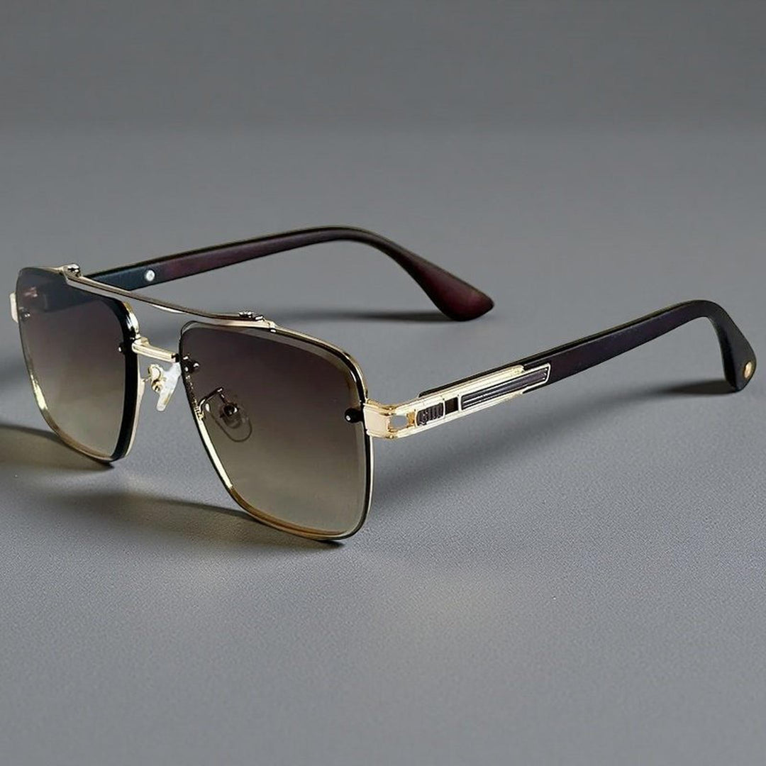 Elijah | Sunglasses Square Double Bridge UV400 Gradient Aviator