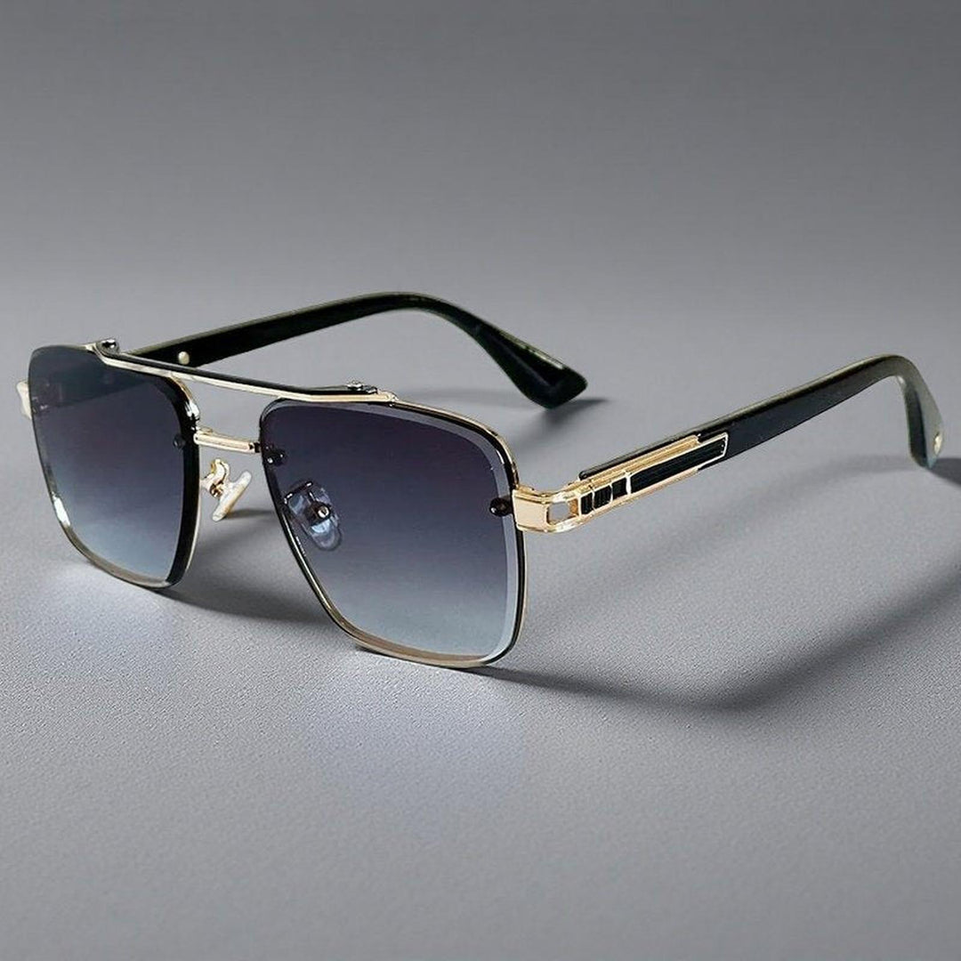 Elijah | Sunglasses Square Double Bridge UV400 Gradient Aviator