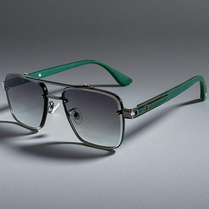 Elijah | Sunglasses Square Double Bridge UV400 Gradient Aviator