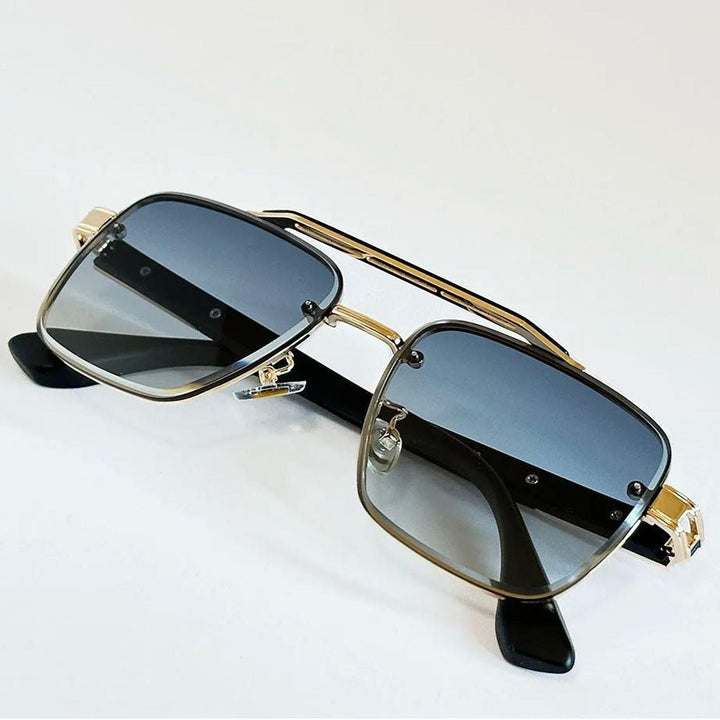 Elijah | Sunglasses Square Double Bridge UV400 Gradient Aviator