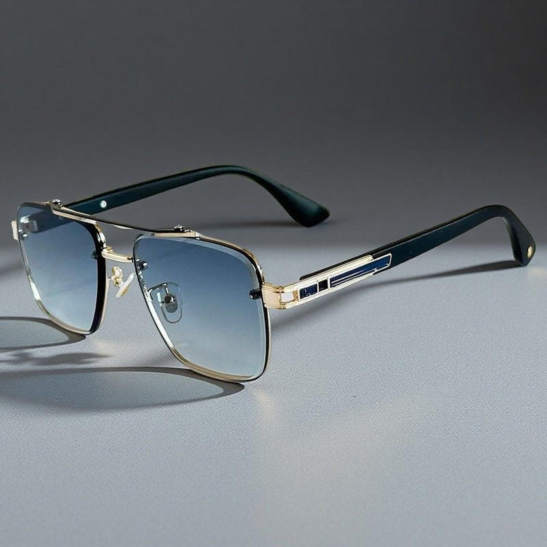 Elijah | Sunglasses Square Double Bridge UV400 Gradient Aviator