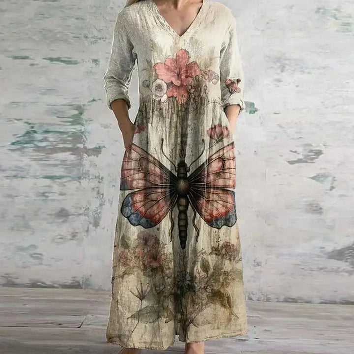 Elizabeth | Women’s Summer Maxi Patchwork Floral Dress