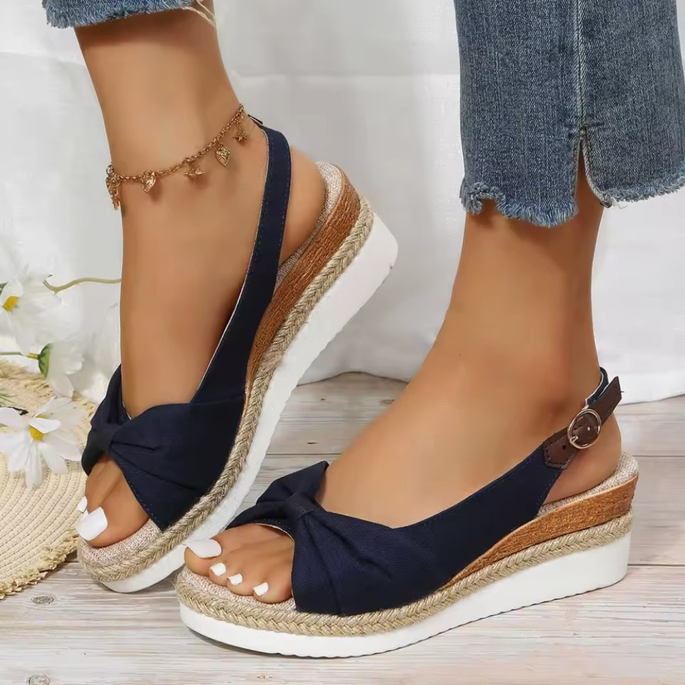Emma | Women's Cross Strap Slingback Espadrilles Sandals
