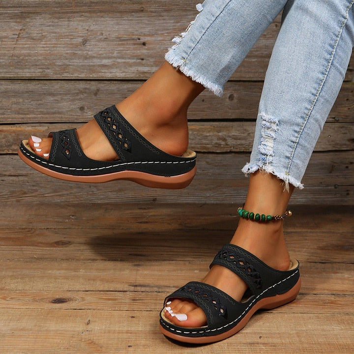 Erica | Women's Cutout Strap Casual Comfort Sandals