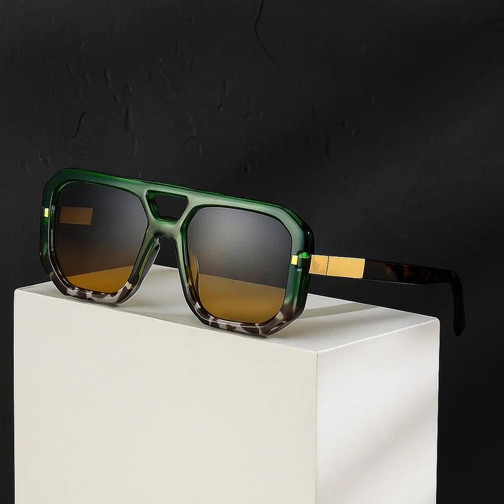 Ethan | Sunglasses Retro Aviator UV400 Protection Gold Accents