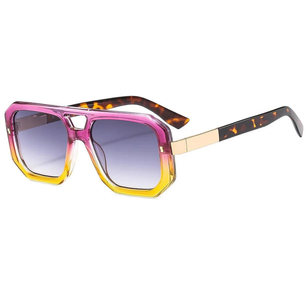 Ethan | Sunglasses Retro Aviator UV400 Protection Gold Accents