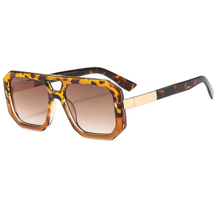 Ethan | Sunglasses Retro Aviator UV400 Protection Gold Accents