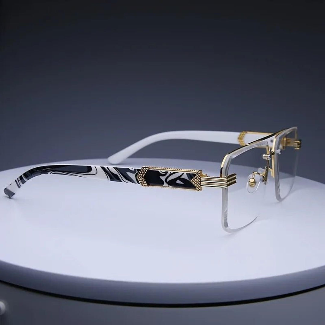 Ethan | Sunglasses Rimless Gradient Men's UV400 Protection Gold