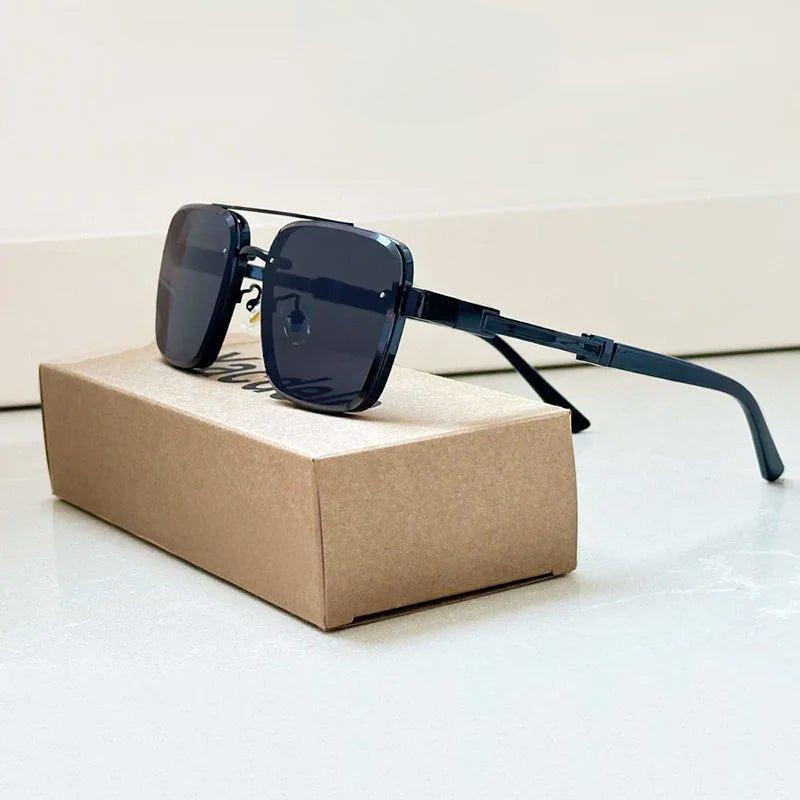 Evelyn | Retro Aviator Sunglasses Gold Frame Gradient Lens UV400