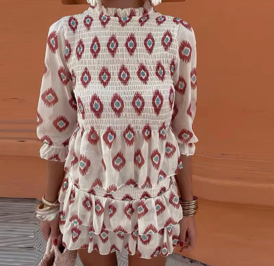 Faith | Women’s A Line Wedding Guest Mini Dress