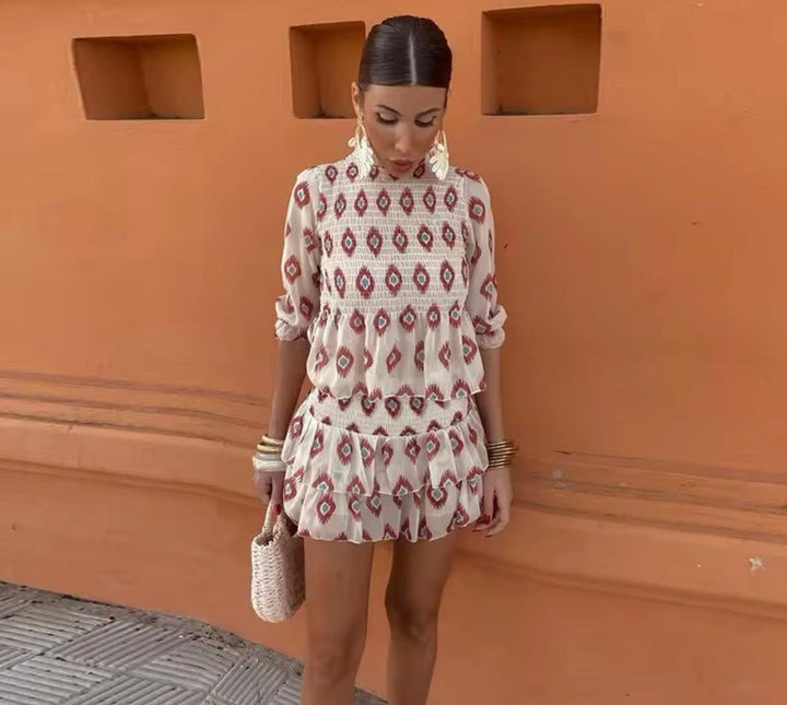 Faith | Women’s A Line Wedding Guest Mini Dress