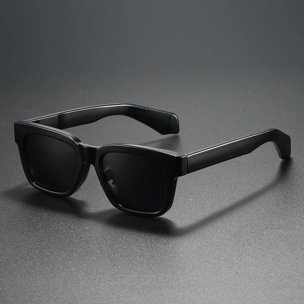 Grace | Sunglasses Polarized Retro Square Frame Thick Temples