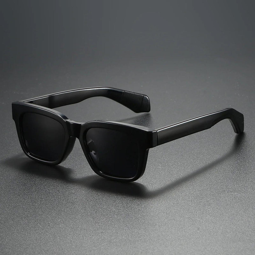 Grace | Sunglasses Polarized Retro Square Frame Thick Temples