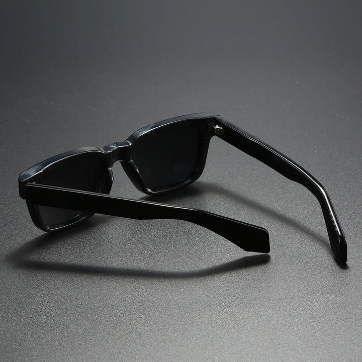 Grace | Sunglasses Polarized Retro Square Frame Thick Temples