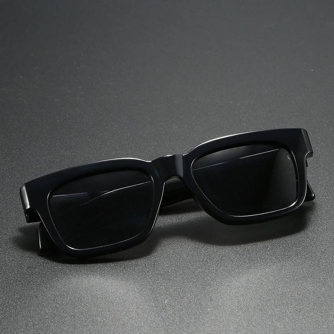 Grace | Sunglasses Polarized Retro Square Frame Thick Temples