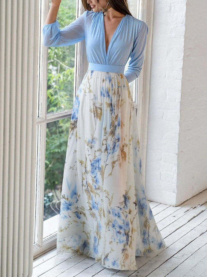Hailey | Women’s Elegant Summer Maxi Dress Floral